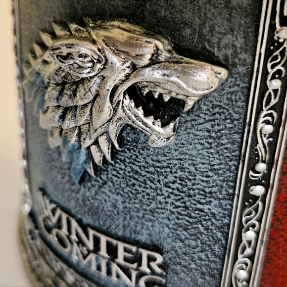 ( 2 ) Game of Thrones Tankards, 2 Pounds, Silver/Gold/Red/ Black/Blue - Picture 8 of 13